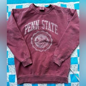 Comfort Colors Red Penn State Crewneck Sweater